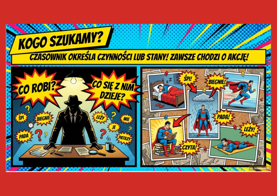 Czasownik-superbohater  gramatyki.