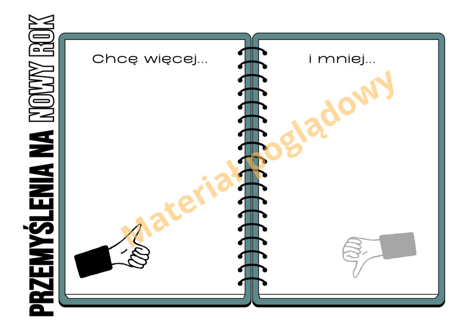 Przemyślenia na nowy rok - godzina wychowawcza