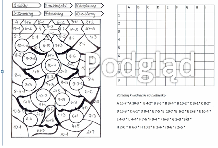 Choinkowa kolorowanka