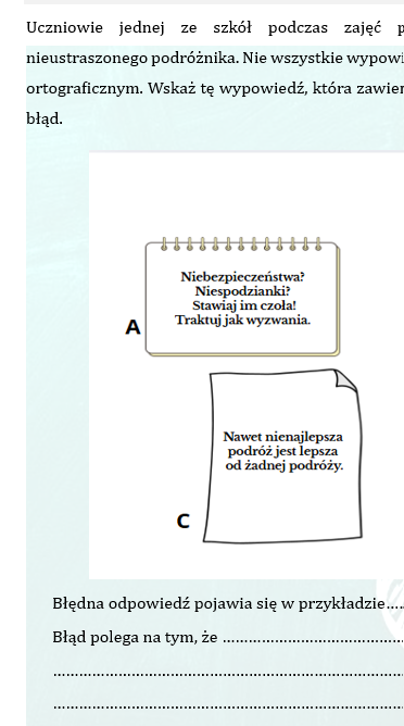 PRÓBNY EGZAMIN JUŻ DLA SZOSTOKLASISTY- HOBBIT.