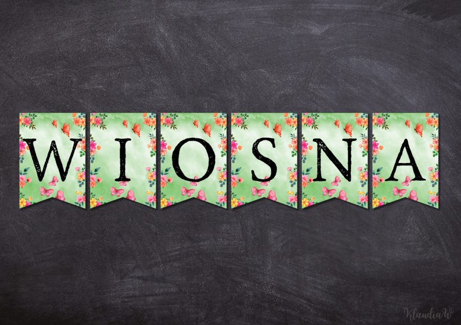 WITAJ WIOSNO! - GIRLANDA