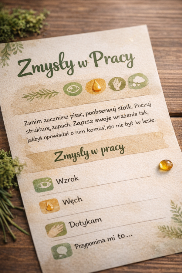 Słoik zapachów lasu