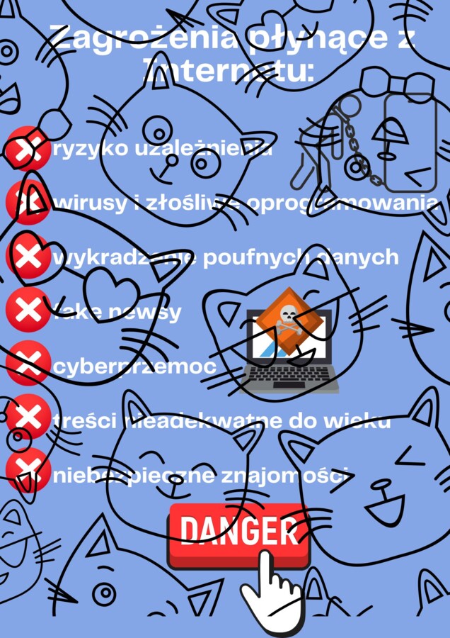 Bezpieczni w Internecie - gazetka, prezentacja