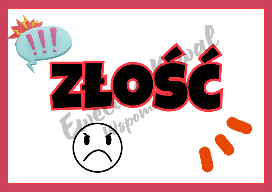 Emocje wokół nas - gazetka tematyczna