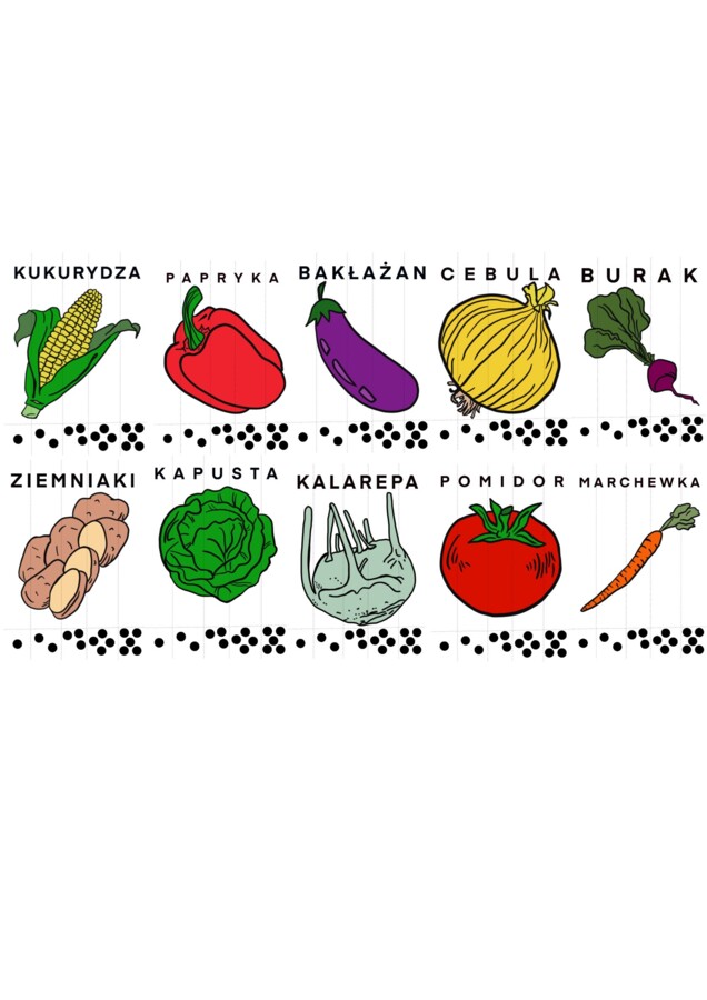 Puzzle - warzywa