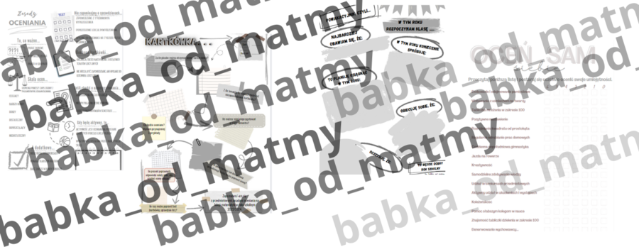 Zestaw materiałów na lekcję organizacyjną z matematyki kl. 4 - 8.