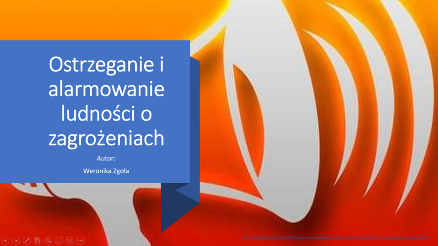 Ostrzeganie i alarmowanie ludności o zagrożeniach