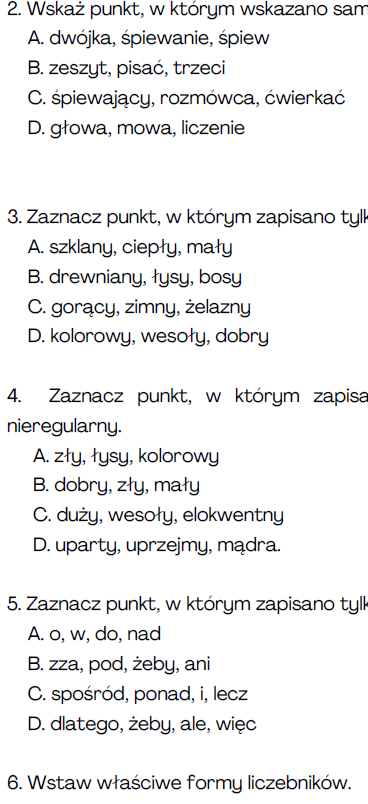 Egzamin ósmoklasisty - kartkówka, argumentacja, zajmowanie stanowiska, gramatyka