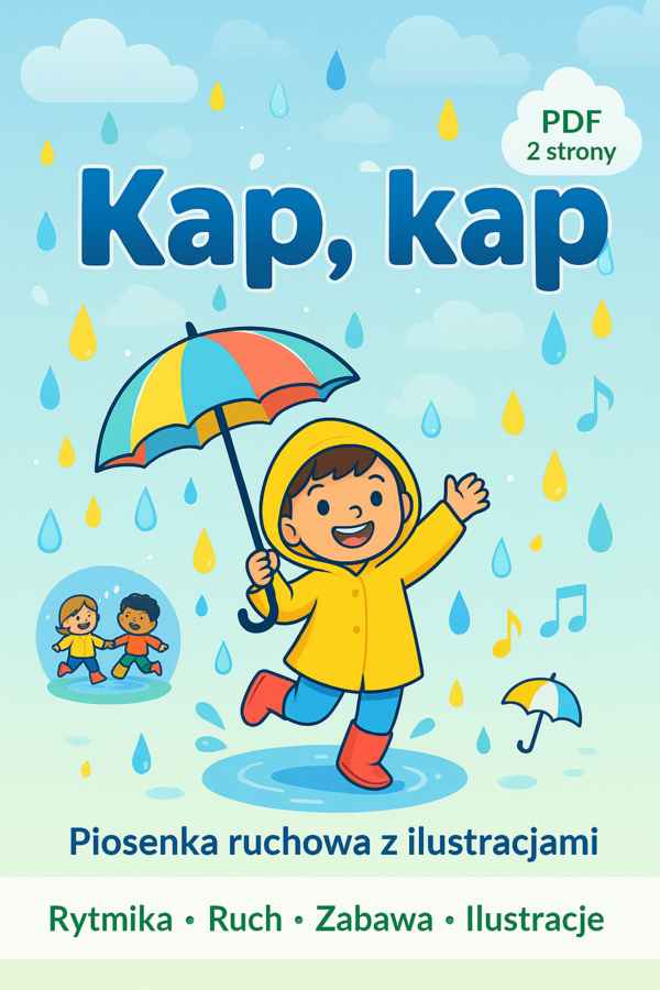 Piosenka ruchowa "Kap, kap, kap"