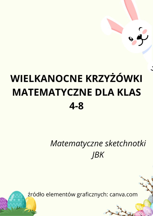 Matematyczne krzyżówki wielkanocne