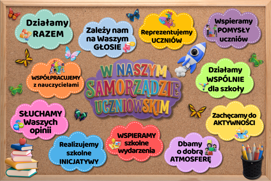 W NASZYM SAMORZĄDZIE UCZNIOWSKIM - zestaw materiałów