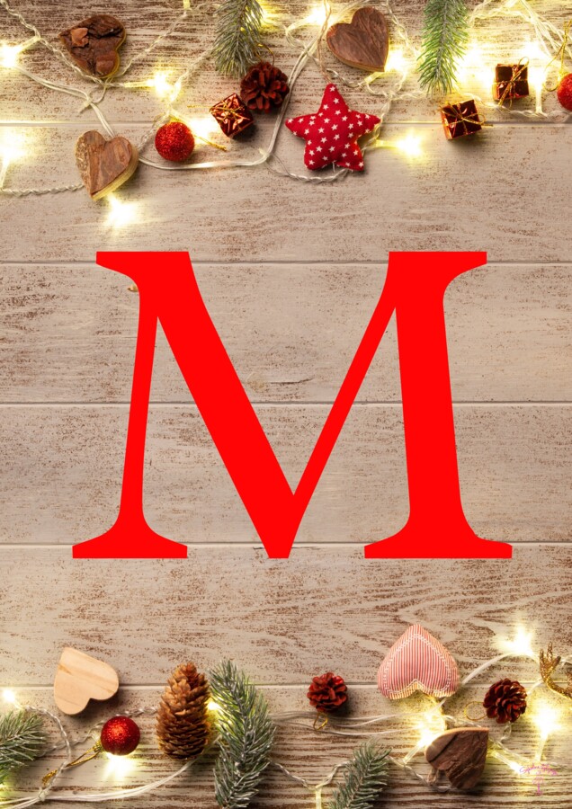 Merry Christmas - napis, girlanda, dekoracja