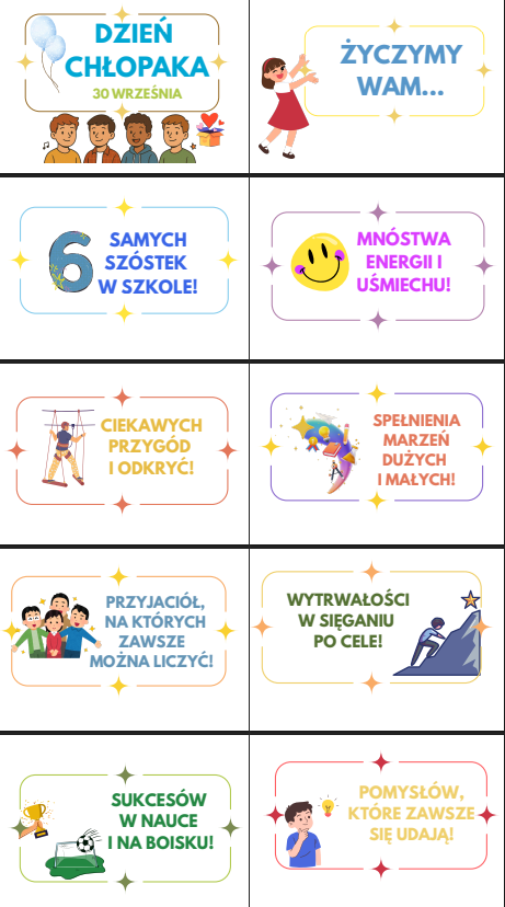 Dzień Chłopaka - gazetka