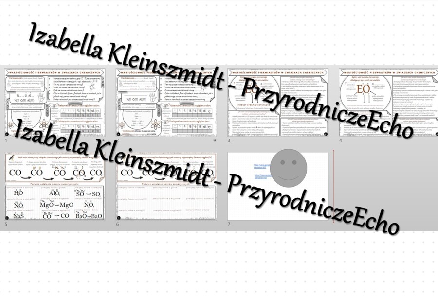 Minizestaw na temat „Wartościowość pierwiastków w związkach chemicznych” – sketchnotka + karta pracy w power point + gratisowy link do prezentacji multimedialnej niekomercyjnej wykonanej w genial.ly do indywidualnego pobrania i użycia do celów niekomercy