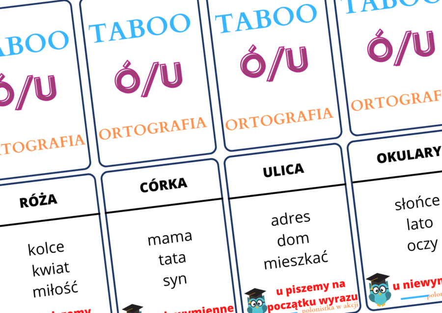 Taboo ortograficzne ó/u