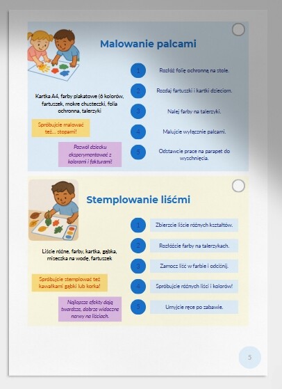 Zestaw: „100 Pomysłów na Deszczowy Dzień”