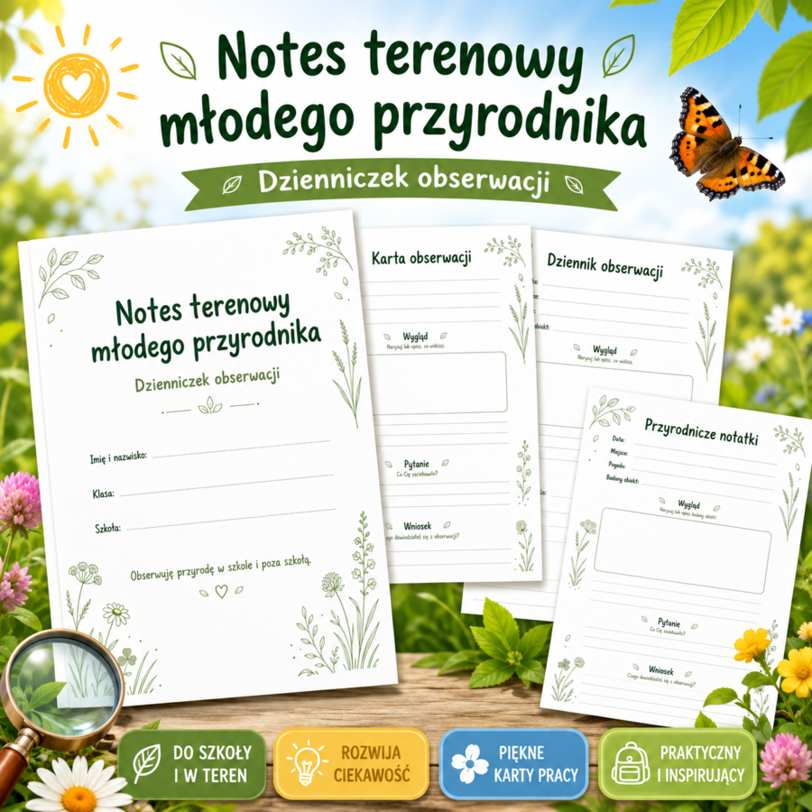 Notes terenowy młodego przyrodnika