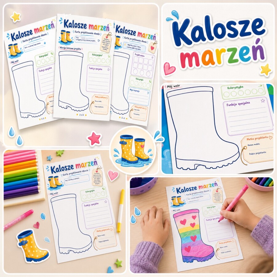 Kalosze marzeń - karta projektowania obuwia