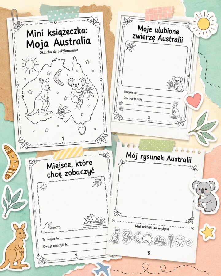 Mini-książeczka. Moja Australia