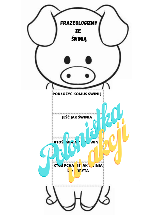 Frazeologizmy ze słowem świnia