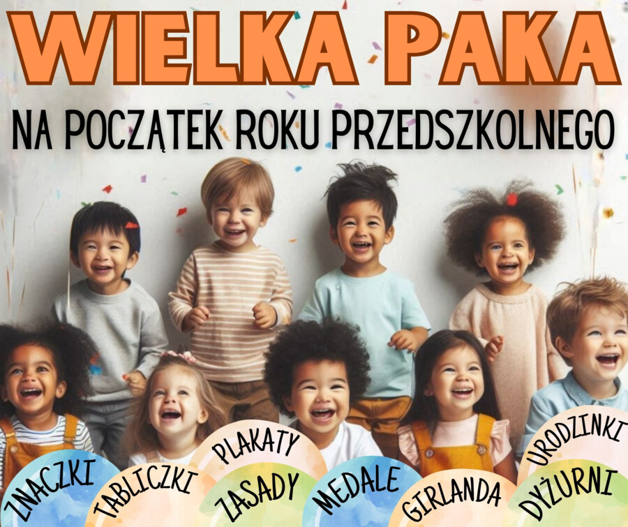 WIELKI PAKIET na nowy rok przedszkolny/ żłobkowy