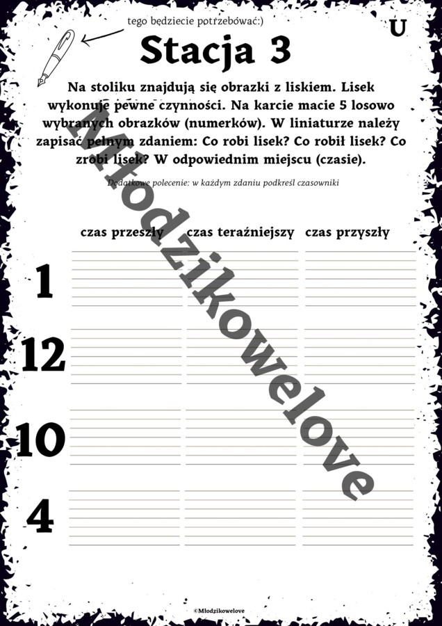 Powtórki nie muszą być nudne- stacje zadaniowe gramatyka