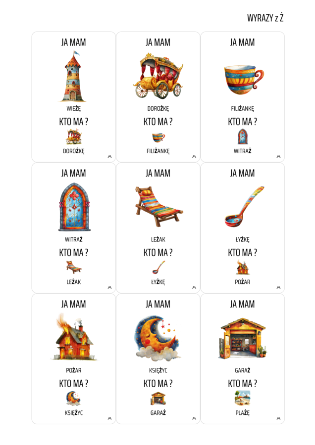 Ja mam… Kto ma…? – wyrazy z ż