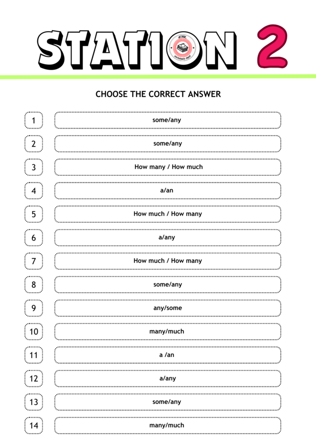 Together 5 Unit 2 - stacje zadaniowe