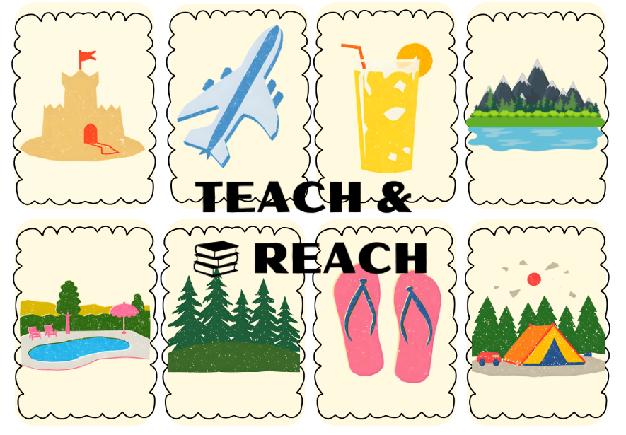 Summer flashcards - słówka wakacyjne do druku