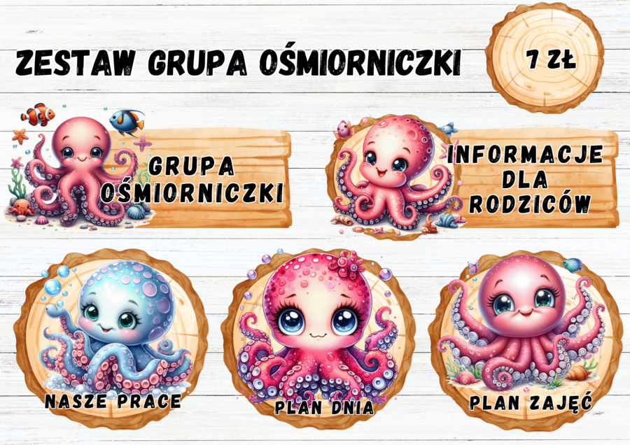 ZESTAW GRUPOWY GRUPA OŚMIORNICZKI