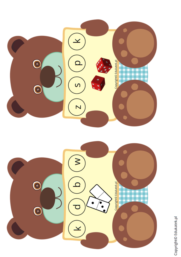 Misiowe litery – nauka czytania