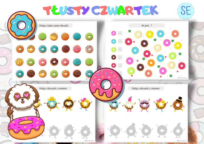 Tłusty czwartek - zestaw zadań