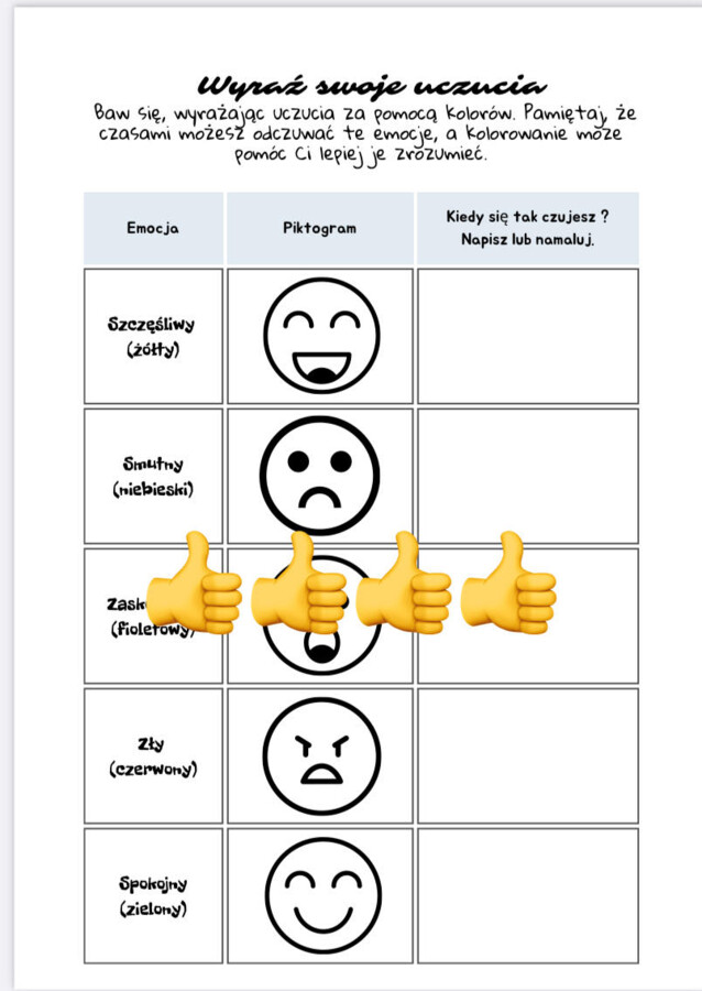 Wyraź swoje uczucia