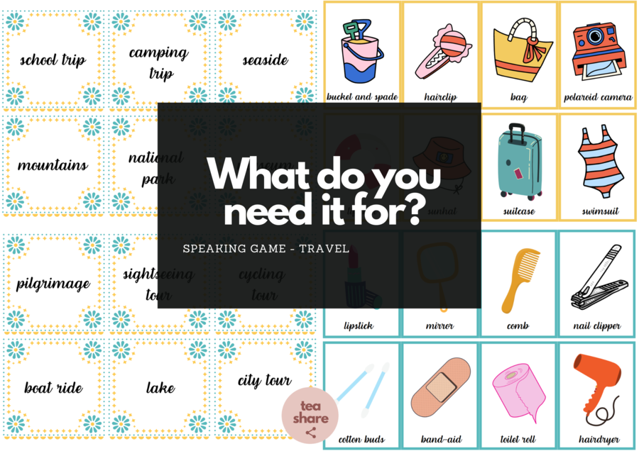SPEAKING GAME - what do you need it for?