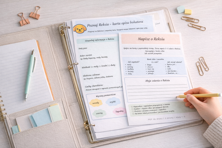 Poznaj Reksia – karta opisu bohatera