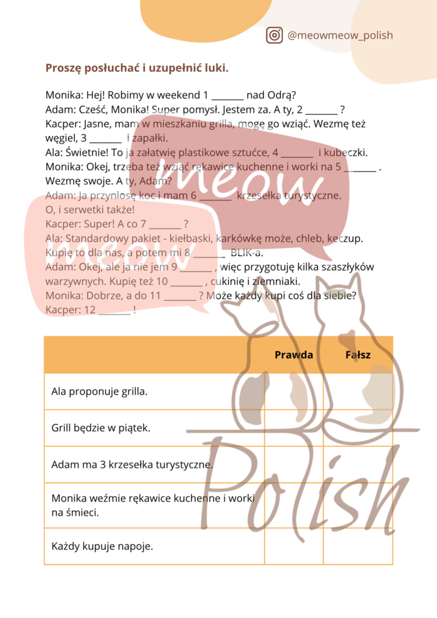 Majówka w Polsce JPJO A1-B1