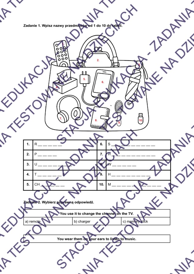 Brainy 4 Unit 3 – Powtórka do sprawdzianu