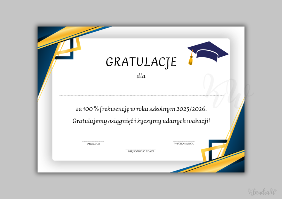 Wklejki do książek na zakończenie roku szkolnego