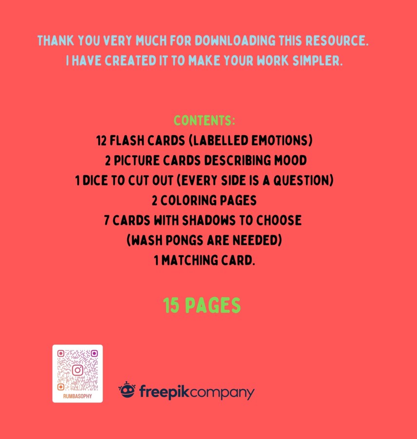 Emotions activities and games/ Emocje gry i zadania