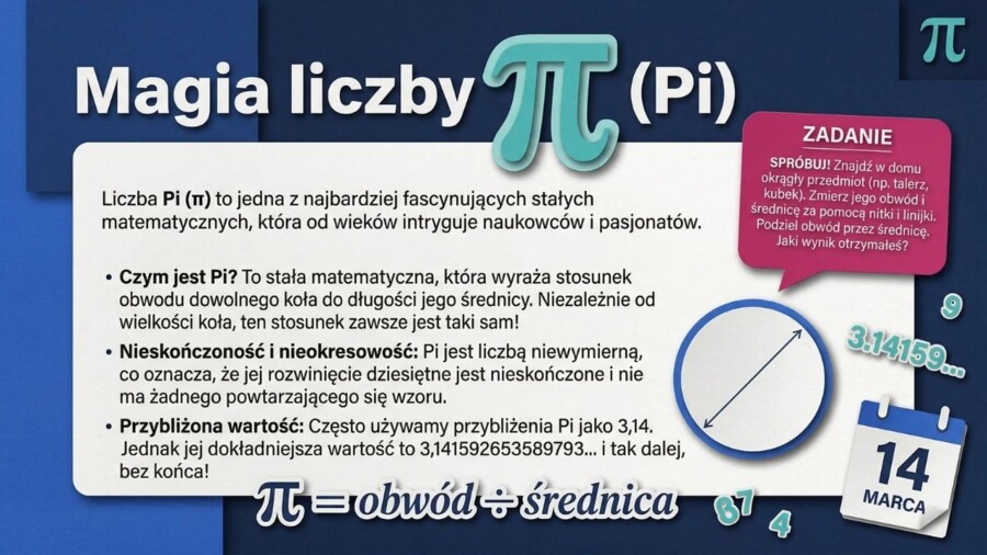 Dzień Matematyki - gazetka szkolna / prezentacja, 20 plansz
