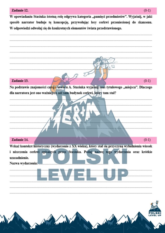Test 30 zadań z literatury współczesnej + klucz odpowiedzi (Tokarczuk, Stasiuk, Nowakowski, Kapuściński)_Polski Level Up