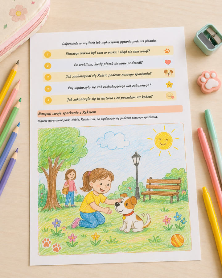 Moje spotkanie z Reksiem – karta twórczego pisania