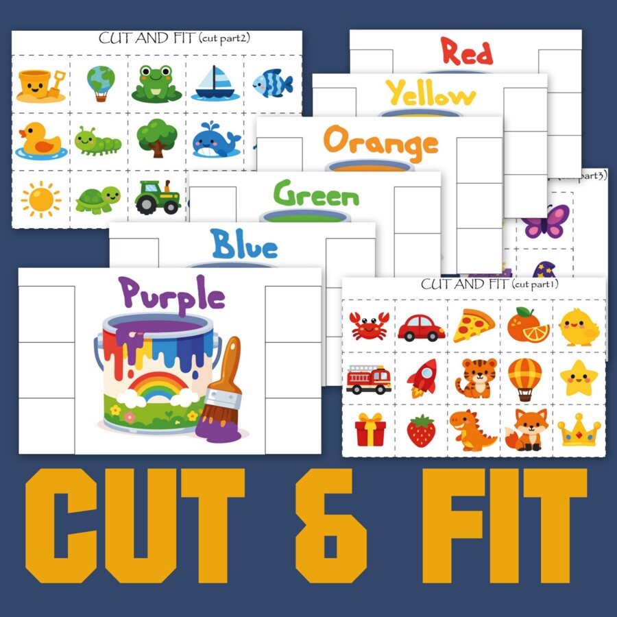 Karty Pracy Kolory – Materiały do Druku dla Przedszkola