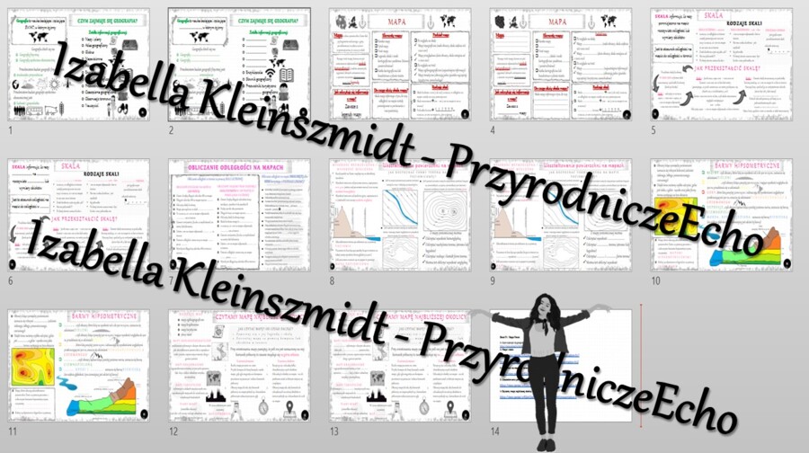Zestaw sketchnotek i kart pracy + gratisowe linki do prezentacji multimedialnych niekomercyjnych wykonanych w genial.ly do indywidualnego pobrania i użycia do celów niekomercyjnych. Geografia 5, „Mapa Polski”