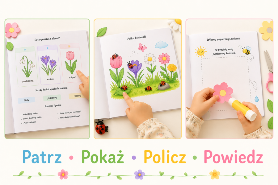 Wiosna budzi ogród – książeczka obrazkowa dla 3–4-latków