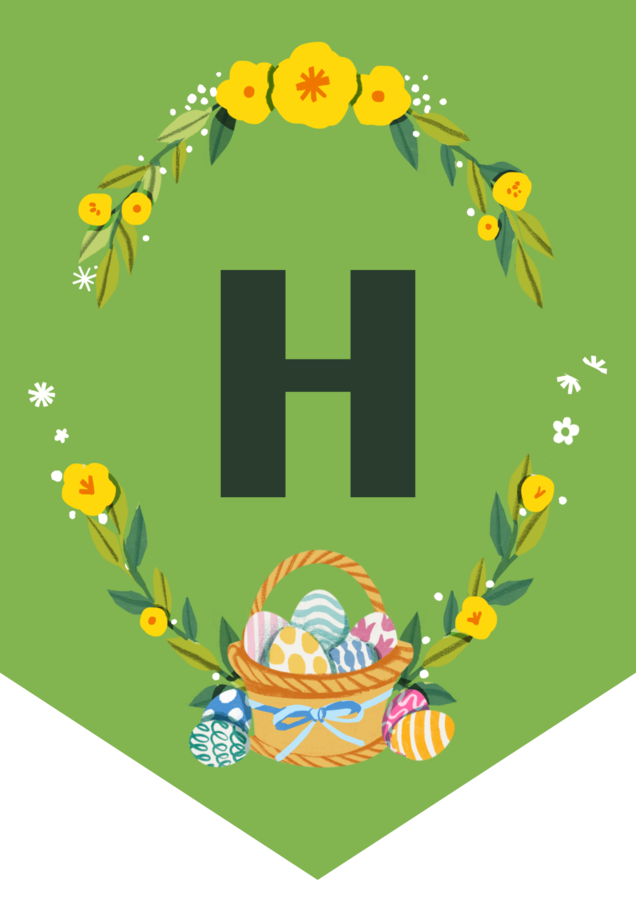 Happy Easter- girlanda