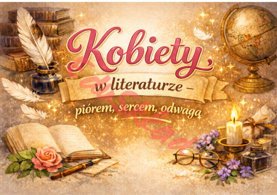 „Kobiety w literaturze – piórem, sercem, odwagą”.