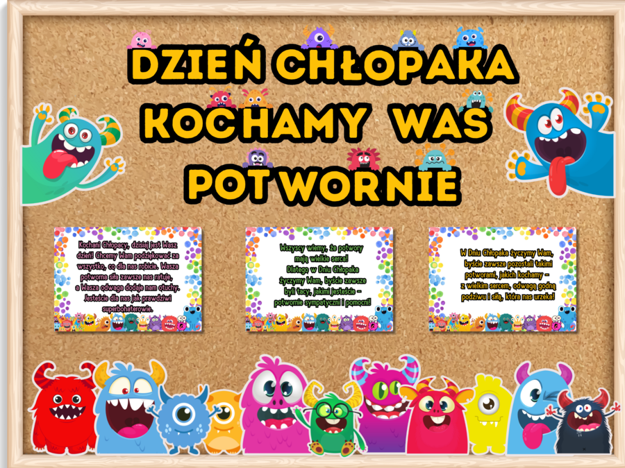 DZIEŃ CHŁOPKA - kochamy WAS potwornie