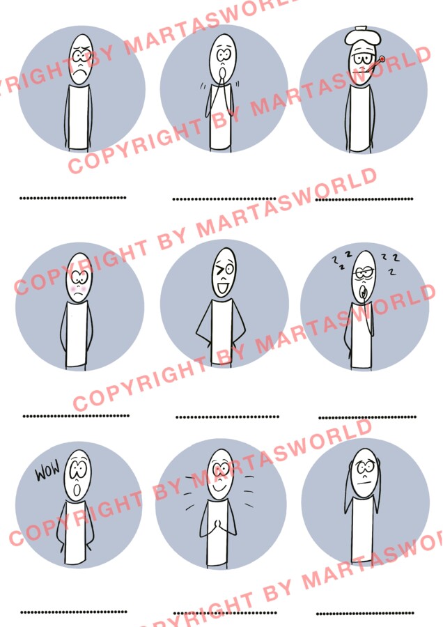 🌟 **"Feelings & Emotions" – edukacyjny materiał wizualny!** 🌟