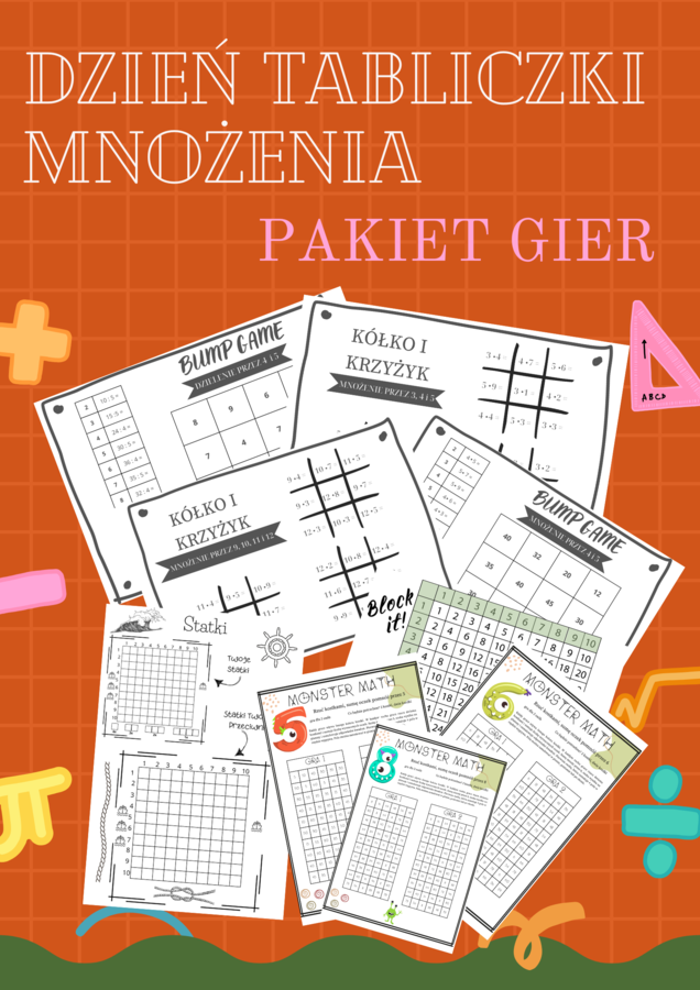 Dzień tabliczki mnożenia - pakiet gier
